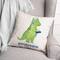 Gamersaurus Green 18" x 18" Indoor/Outdoor Pillow